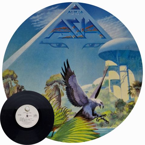 VINTAGE/RETRO LP-VINYL (ALBUM) " ASIA/ALPHA 1983"