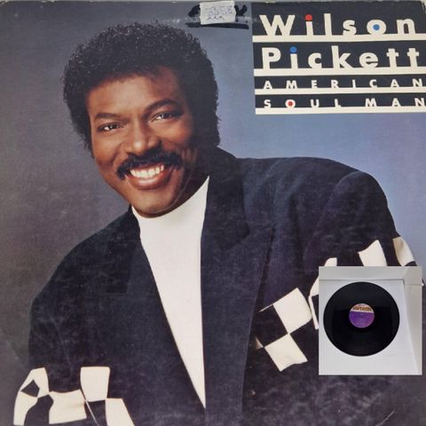 VINTAGE/RETRO LP-VINYL (ALBUM) " WILSON PICKETT/AMERICAN SOUL MAN 1987"
