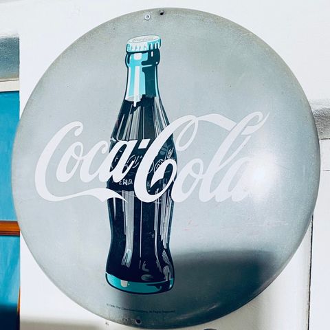 vintage/Retro Coca cola reklame skilt