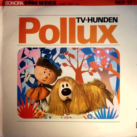 TV-HUNDEN POLLUX - Ubrukt Barneplate Vinyl/LP fra 60tallet