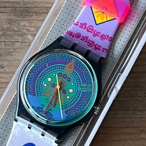 Swatch retro i mint condition med nytt batteri. Ny lav pris