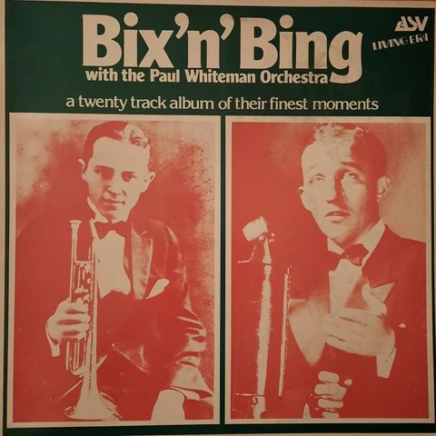 Bix'n' Bing  LP plate Bix Beiderbecke and Bing Crosby