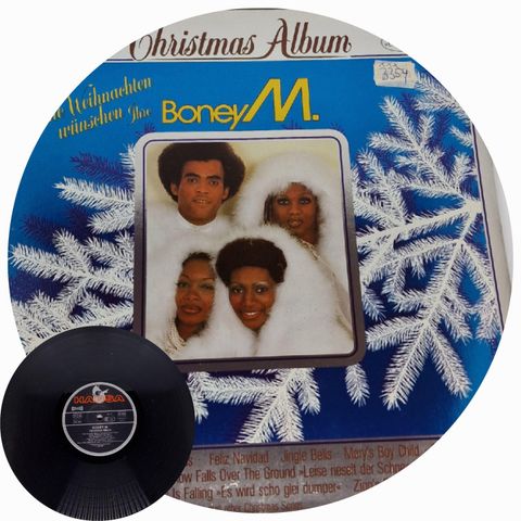 VINTAGE/RETRO LP-VINYL (ALBUM) " BONNY M/CHRISTMAS ALBUM"