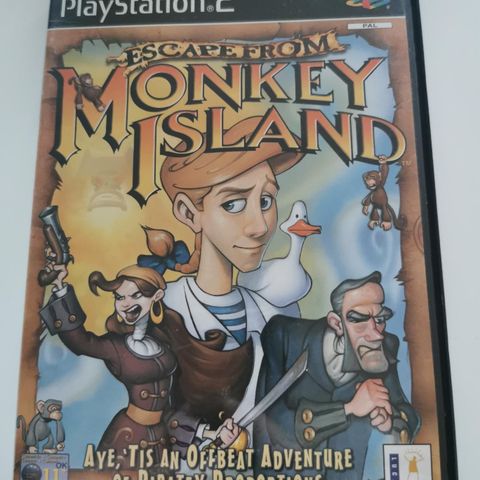 Escape from monkey Island til ps2 selges