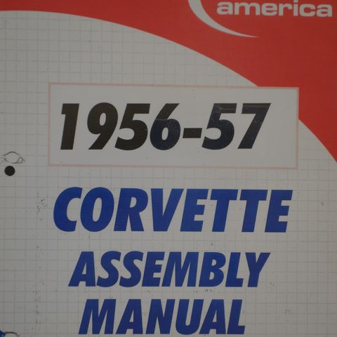 1956-57 og 1962 Corvette Assembly Manual, julegave til entusiasten?
