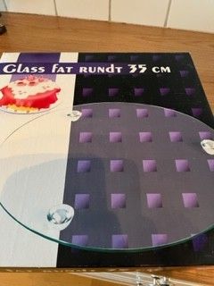 Glass fat - rundt