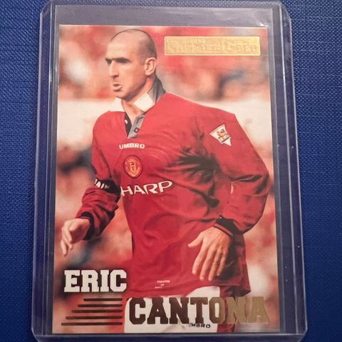 Eric Cantona premier gold 96-97 fotballkort