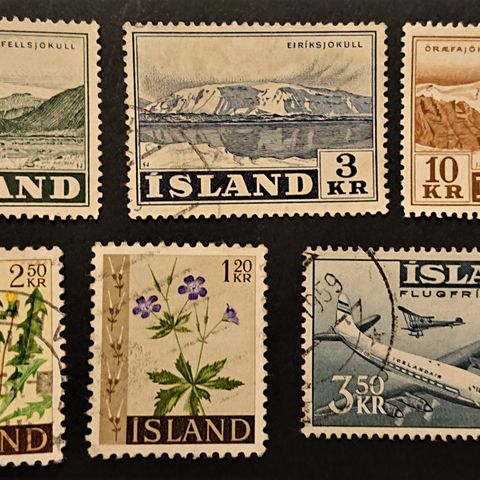 ISLAND: Stempla lot, gode merker /  Is05 x