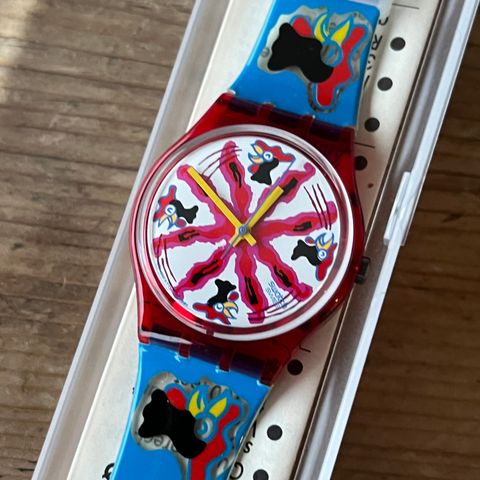 Swatch retro fra 1991. Ny i eske.