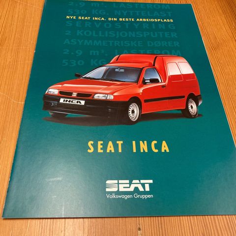 BILBROSJYRE - SEAT INCA - 1997