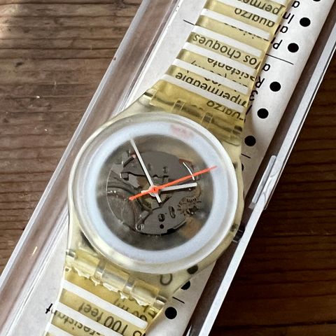 Sjelden retro Swatch fra 1988. Ny i eske