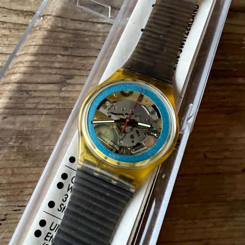 Swatch retro. Sjelden og ny i eske. 1988 modell.