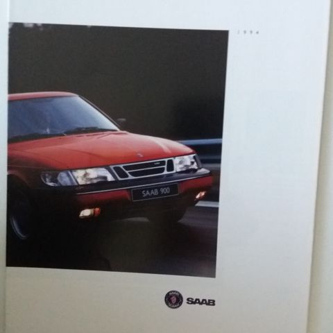 1994 SAAB 900 Coupe -brosjyre.