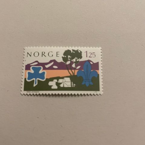 Norske frimerker 1975