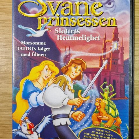 Svane Prinsessen Slottets Hemlelighet (1997) VHS Film