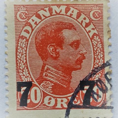 Danmark 1927 Provisorier AFA 175 Stemplet