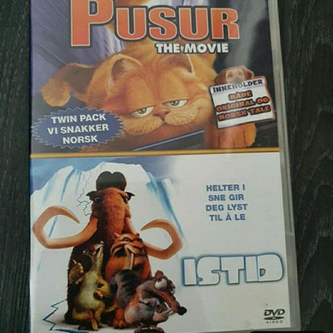 Pusur og istid dvd