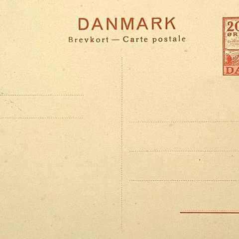 Danmark Brevkort 20 øre Ikke brukt