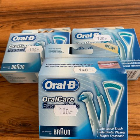 Tannpleie  deler Braun Oral B Nye