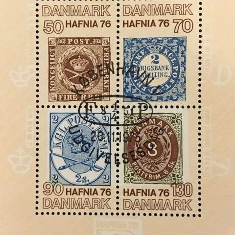 Danmark 1978 Hafniablokk II AFA 606 Stemplet