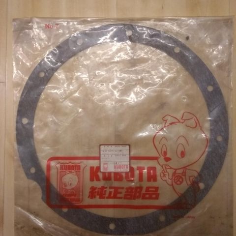 Ny pakning til beltemotor Kubota KH-18 (gravemaskin)