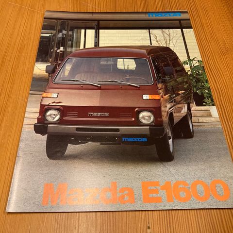 BILBROSJYRE - MAZDA E1600 - 1980
