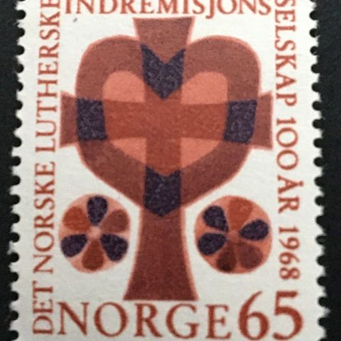 Norge 1968 Indremisjonsselskapet NK 609 Postfrisk