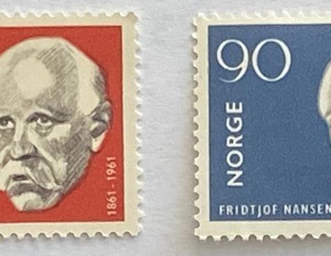 Norge 1961 Fritjof Nansen NK 500 - 501 Postfrisk