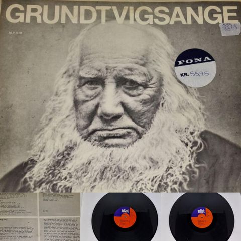 VINTAGE/RETRO LP-VINYL (ALBUM) "GRUNDTVIGSANGE/EDITION WILHELM HANSEN 1974"