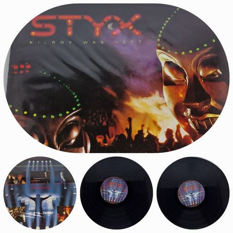 VINTAGE/RETRO LP-VINYL (ALBUM) "STYX - KILROY WAS HERE" 1983