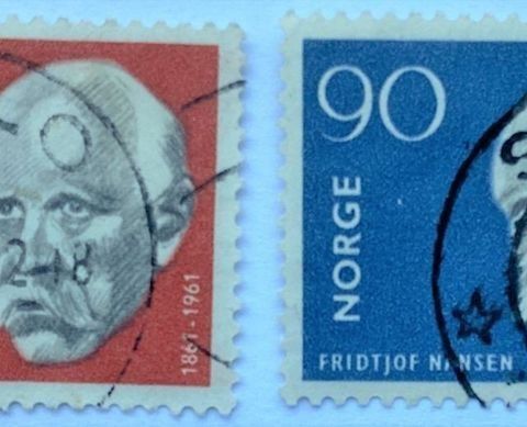 Norge 1961 Fritjof Nansen NK 500 - 501 Stemplet