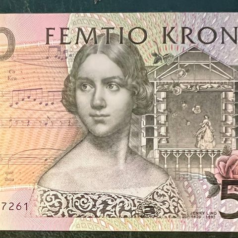 SVERIGE 50 KRONER 1997 P-62a.2.  Kvalitet 0