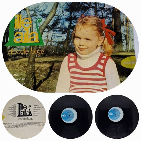 VINTAGE/RETRO LP-VINYL (ALBUM) "LILLE LAILA/DOOGLE BUGS 1969"