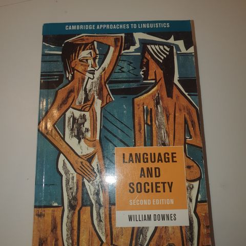 Language and society. William Downes