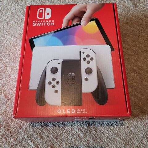 Nintendo Switch Oled med kvittering