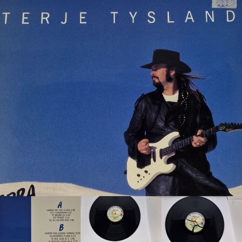 VINTAGE/RETRO LP-VINYL (ALBUM) "TERJE TYSLAND/VÆRRA ME MÆ HJEM 1990"