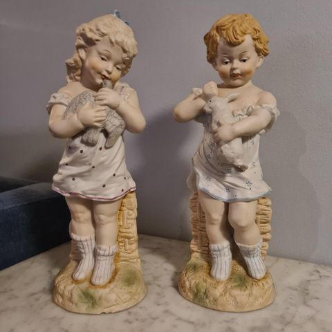 Victorian bisque figurines