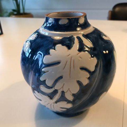 Vintage italiensk nydelig keramikkvase