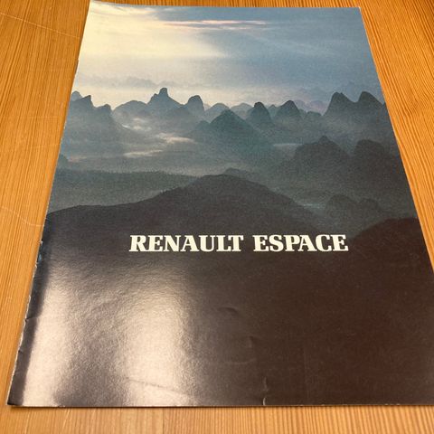 BILBROSJYRE - RENAULT ESPACE - 1991