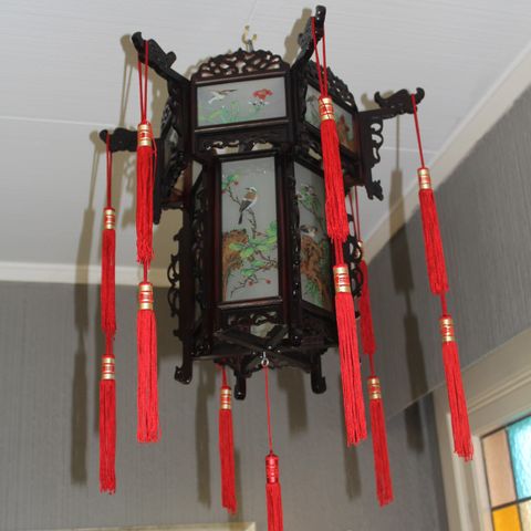 Antikk Kinesisk Lanterne