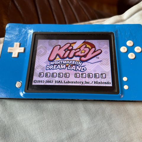 Gameboy macro xl / dsi xl uten topp skjerm