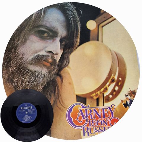 VINTAGE/RETRO LP-VINYL (ALBUM) "LEON RUSSELL/CARNEY 1972"