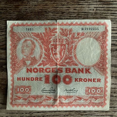 100 kr seddel 1951