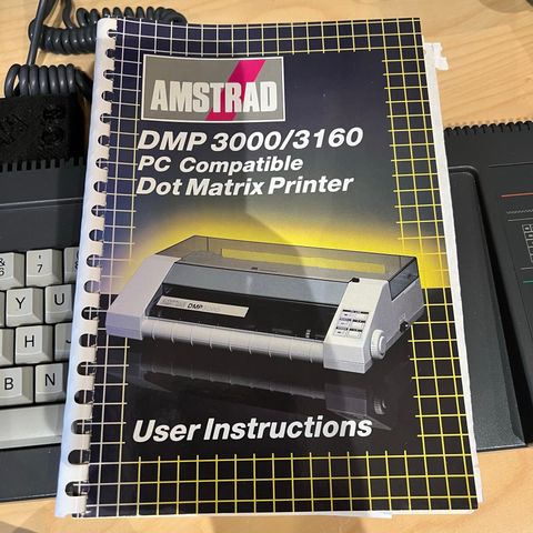 Manual - Amstrad DMP 3000/3160 User Instructions