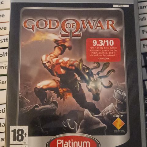 God Of War Platinum Til Playstation 2