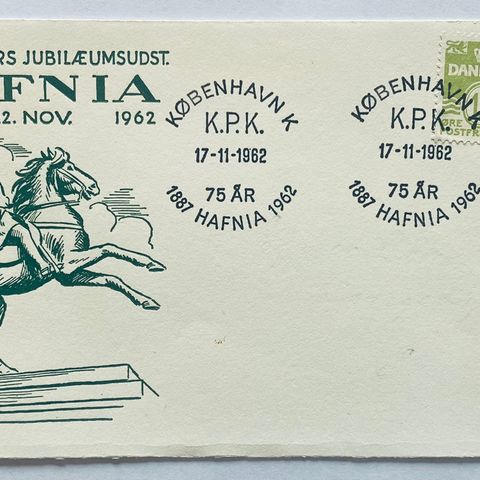 Danmark 1972 Kjøbenhavns Philatelist Klub – KPK 75 år 1962