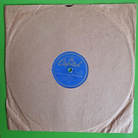 Helen O'Connell – I Wanna Play House With You / Slow Poke 78-plate