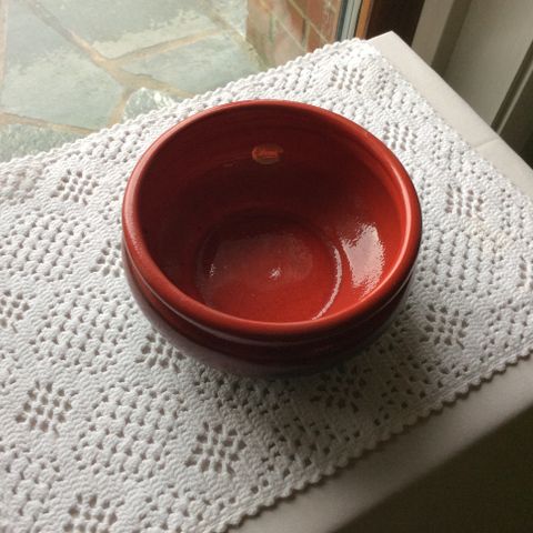 Fin retro keramikk bolle fra Lunde keramikk - made in Norway - som ny