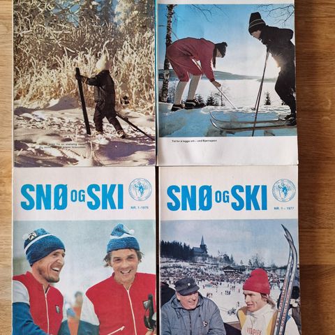 Foreningen for ski-idrettens fremme, Årboken SNØ OG SKI, 1974,1975,1976,1977