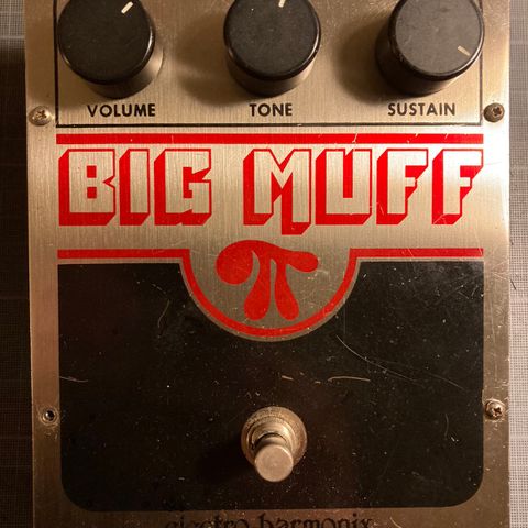 VINTAGE ELECTRO HARMONIX BIG MUFF PI V6 PEDAL (1980-1981 model)